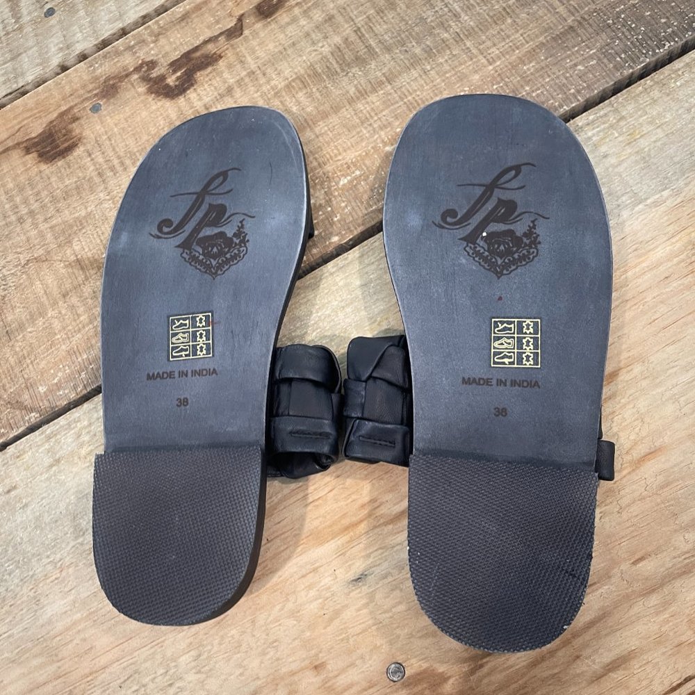 🖤 Free People Winding River Sandal in Black size 8 - Picture 6 of 11